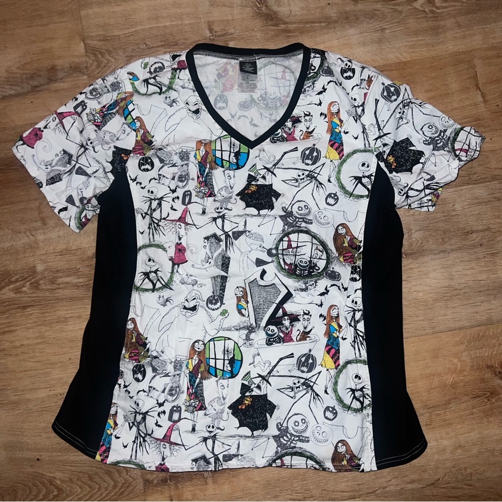 The Nightmare Before Christmas Medical Scrubs Size